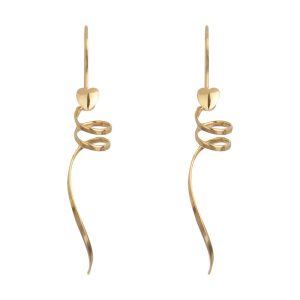 گوشواره طلا 18 عیار زنانه دوست خوب