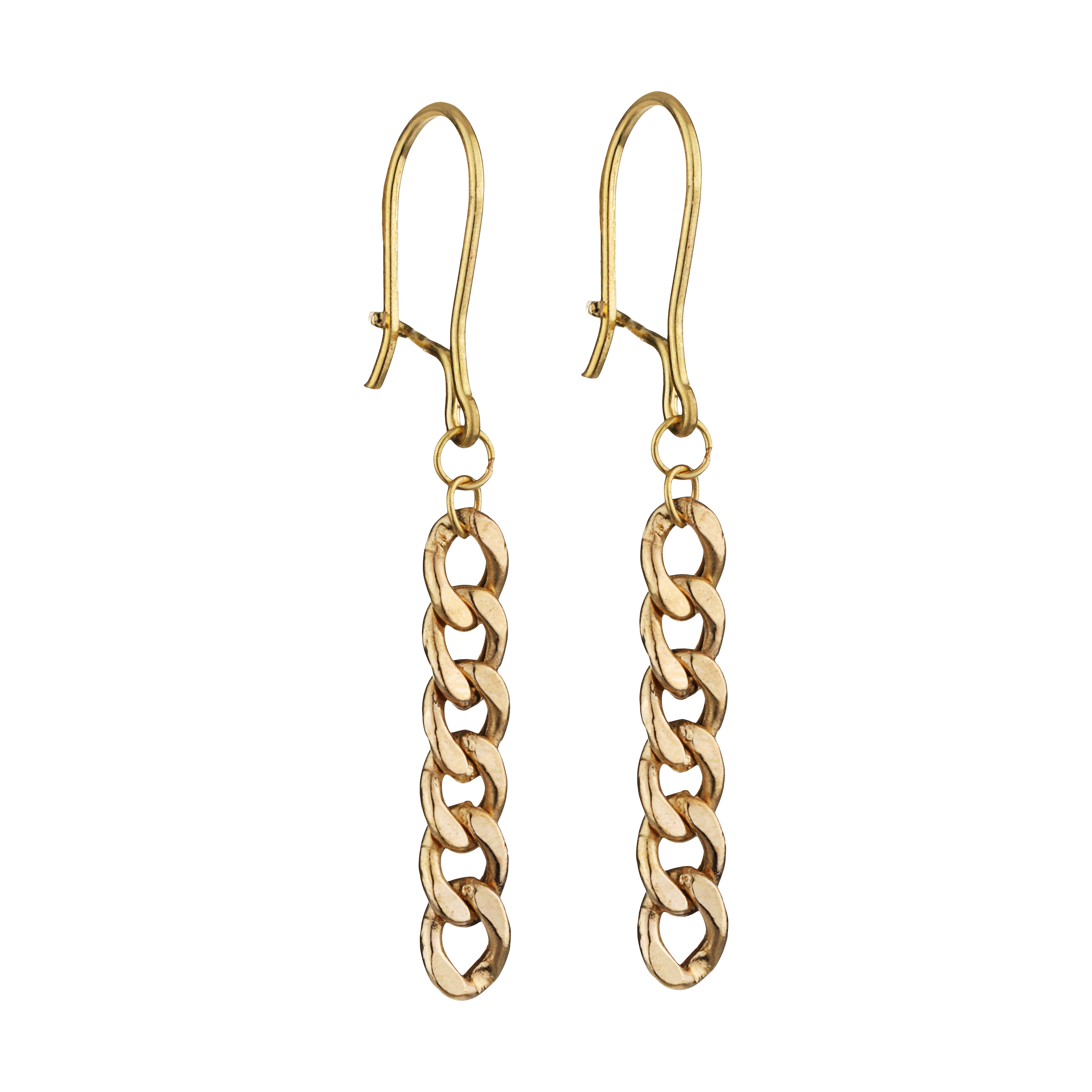 گوشواره طلا 18 عیار زنانه با طرح کارتیه