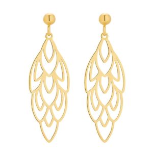 گوشواره طلا 18 عیار زنانه قیراط کد GH3323