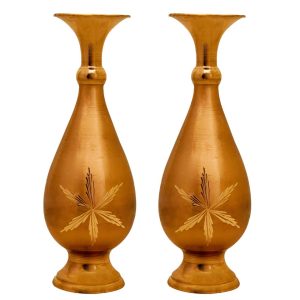 گلدان مسی مدل قلم تراش کد 416 بسته 2 عددی